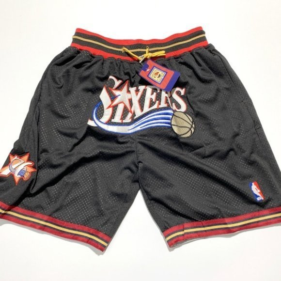 Sixers throwback shorts Clearance